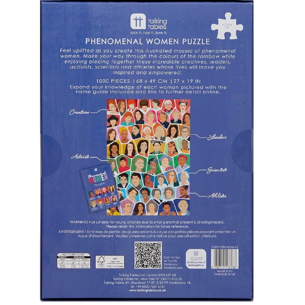 Phenomenal Women Bundle - Bingo Game, Puzzle, School Journal Book 3 Pcs NEW - Picture 3 of 16